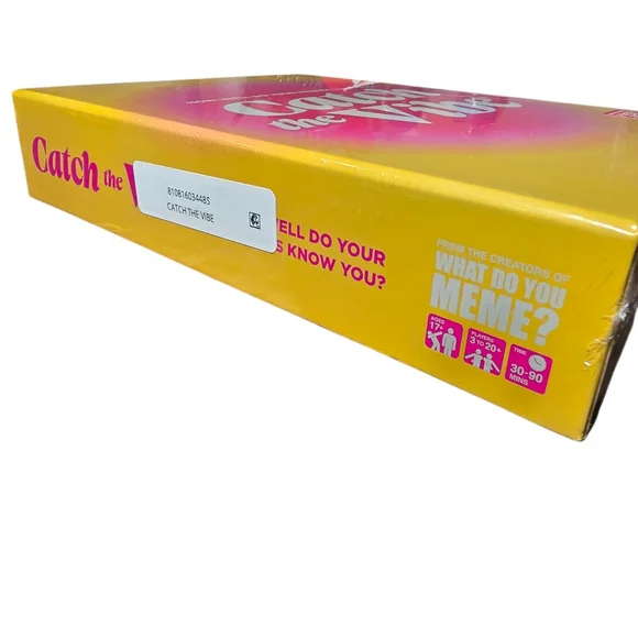 Catch The Vibe Board Game What Do You Meme Party Game NEW Sealed 17+ - Picture 5 of 5